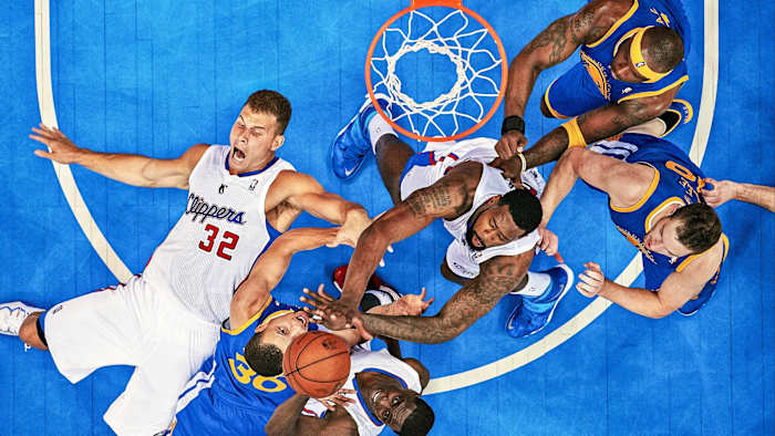 Griffin (32) and the Clippers knocked off the Warriors in Round 1 in 2014, but they predictably flopped in their next series, against the Thunder.